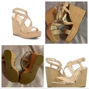 Jessica Simpson Wedge Leather Sandal